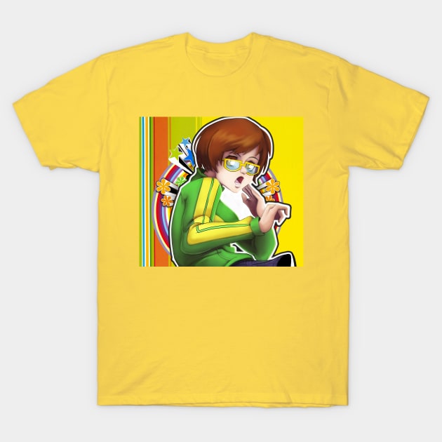 Persona 4 Chie Satonaka T-Shirt by buffalotrident